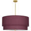 Lustre tambour 3 lumières à abat-jour Decker-66954386-123476814