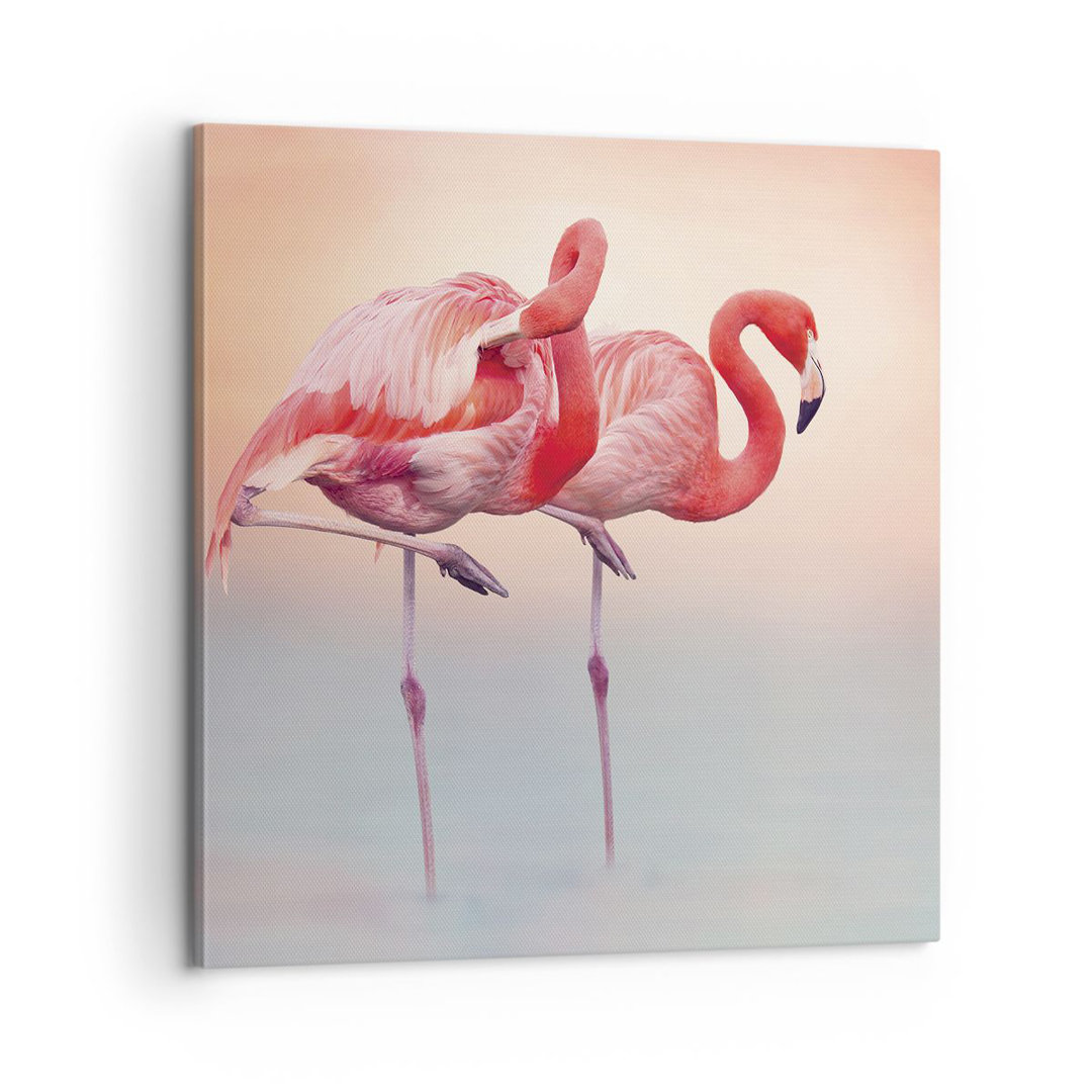 Leinwandbild Flamingos Exoticism Birds