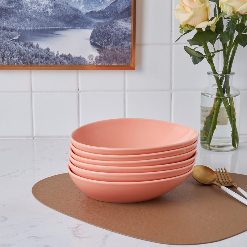 Ensemble de bols en porcelaine Stone Lain Delilah, Pêche