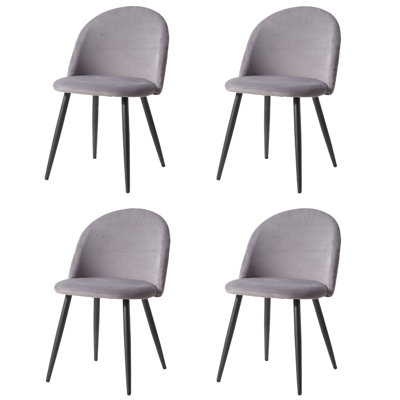 Adebola 43cm H Upholstered Metal Side Chair