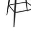 Tabouret de comptoir rotatif à 360 degrés en similicuir gris, siège de 25 po, capacité de 300 lb, siège de bar pivotant chic en métal, gris