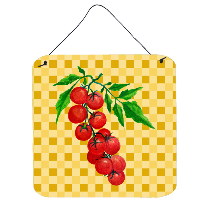 Décoration murale basketweave lustre tomate
