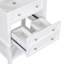 Meuble-lavabo 24 po avec lavabo en céramique blanc
