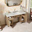 Meuble-lavabo 60 po avec tiroir SMC et tiroirs à fermeture en douceur-862499815