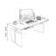 Rectangular Leather Standing desk-1715202094-1715202095