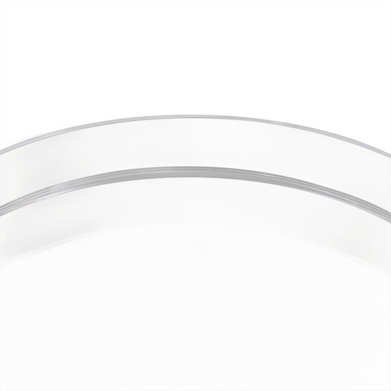Bonniebrook Acrylic Serving Tray, 1.97“H x 15.75" W x 15.75" D