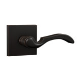 Bravura 903-7 Sable Passage Lever on Square Contemporary Rose in Oil Rubbed Bronze - LH