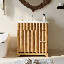Meuble-lavabo cannelé avec lavabo en céramique avec tiroirs et armoire de rangement-1381478663