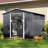 8'ft W wx8'ft D  Metal Large Outdoor Storage Shed with Sturdy Structure