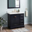 Quen 36" Freestanding Single Basin Vanity Set with Cabinet, Vanity Top, and Oval Undermount Sink-658309058-658309057-658153722