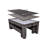 7' 3 in 1 Multi Games Table, Air Hockey, Dining, and Table Tennis Table