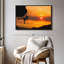 «Climber Against Pretty Sky», reproduction sur toile-102858161