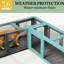 Tunnel de jeu d'extérieur pour chat avec une conception flexible, connecte les fenêtres et les maisons, convient aux chats de moins de 10 lb, maison polyvalente gris foncé, cages, fabrication robuste, gris, lb