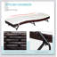 Outsunny Patio Chaise Lounge, Pool Chair with 5 Position Adjustable Backrest & Cushion, Outdoor PE