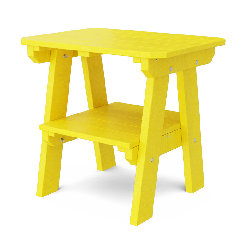 Table de bout à deux niveaux Heritage, Jaune citron