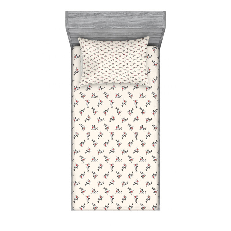 Shark Microfiber Sheet Set, Twin XL Sheet Set with Fitted Sheet