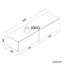Hangable and floor standing TV stand in high-gloss UV panel-206552561-206552527