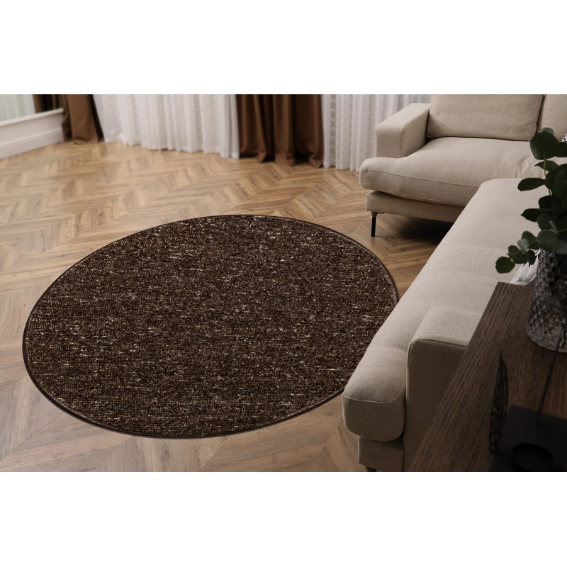 Round Padrick Wool Area Rug, Round 120cm