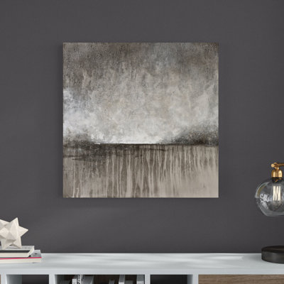 Paysage gris texturé