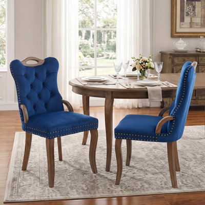 Upholstered Dining Chairs with Tufted