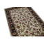 Tapis ivoire et noir noué à la main de haute qualité