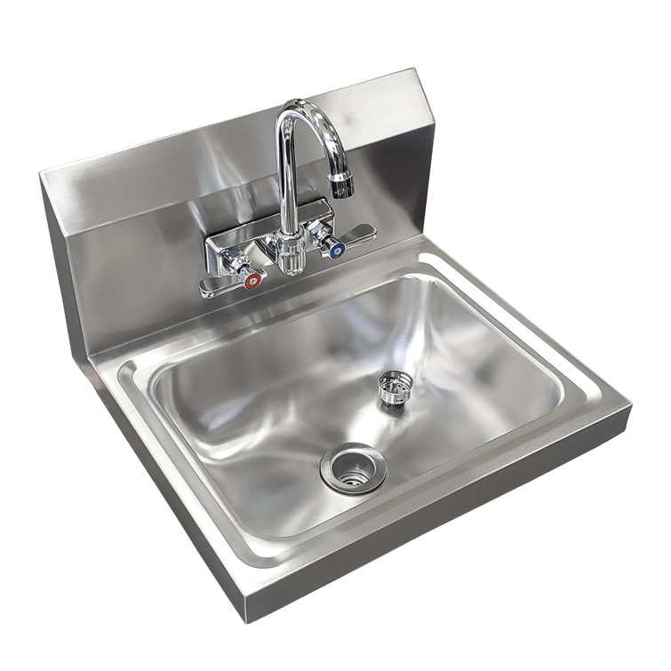 Commercial Kitchen Sink Stainless Steel Restaurant Sink Drain Board with Tap