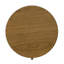 Table de bout ronde à 3 tiroirs en bois brun clair naturel Celine-129414683