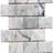 Santorini 2" x 4" Beveled Marble Mosaic Sheet Tile-60084801