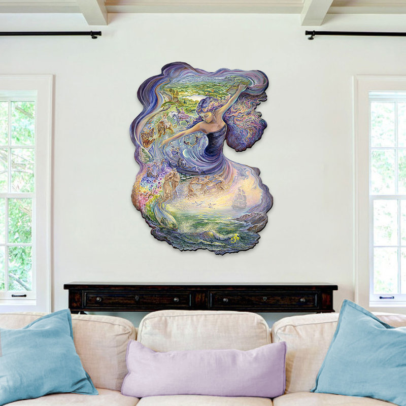 Décoration murale surdimensionnée danse de rêves, dessus de porte et de jardin, H 32 po x l 24 po x P 1 po