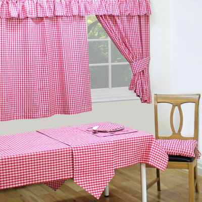 Gingham Cherry Place Mats