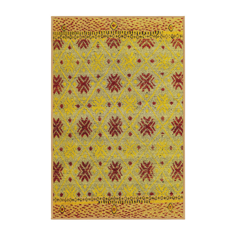 Abstract Indoor Rug, Runner 2' x 5'