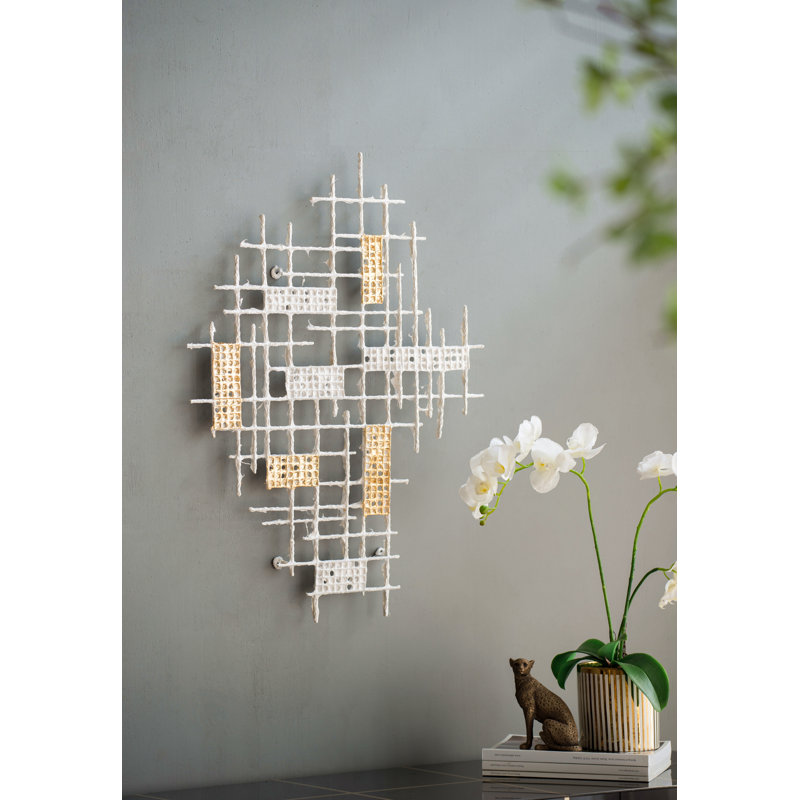 31.7X1.6X23.6" Wall Decor For Living Room