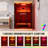 Meissalivve Full Spectrum Infrared Sauna, 1-2 Person Home Sauna, Red Cedar Indoor Sauna With Resonance Speaker, Panoramic Tempered Glass Door-121503253