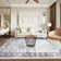 Machine Washable Rug Oriental Non-Slip Area Rug for Living Room Low-Pile Rug Indoor Floor Cover for Bedroom Dining Room Hallway Kitchen Office