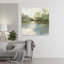 «Tranquil Reflections By The Water», art contemporain de paysage contemporain-382700975