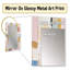 Ephemeral Thoughts Of Colorfields I - Pink Modern Wall Mirror-710220332