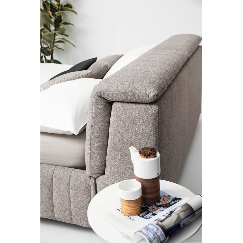 Portland Fully Upholstered Storage Bed, King, Polyester Blend