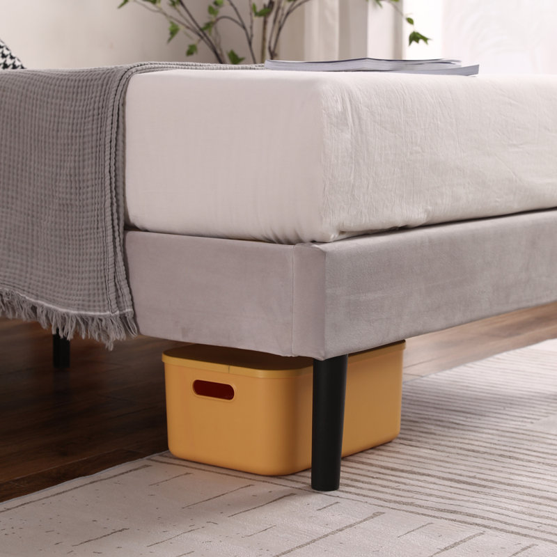 Pasquale Upholstered Platform Bed, Twin