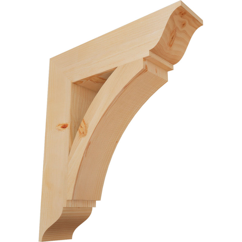 Support traditionnel Thorton, Douglas (lisse), H 30 po x l 5,5 po x P 26 po