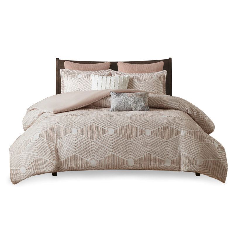 King/ King Blush Cotton - Soft, Smooth, Quality Assurance Comforter Breathable,, King Comforter + 2 King Shams