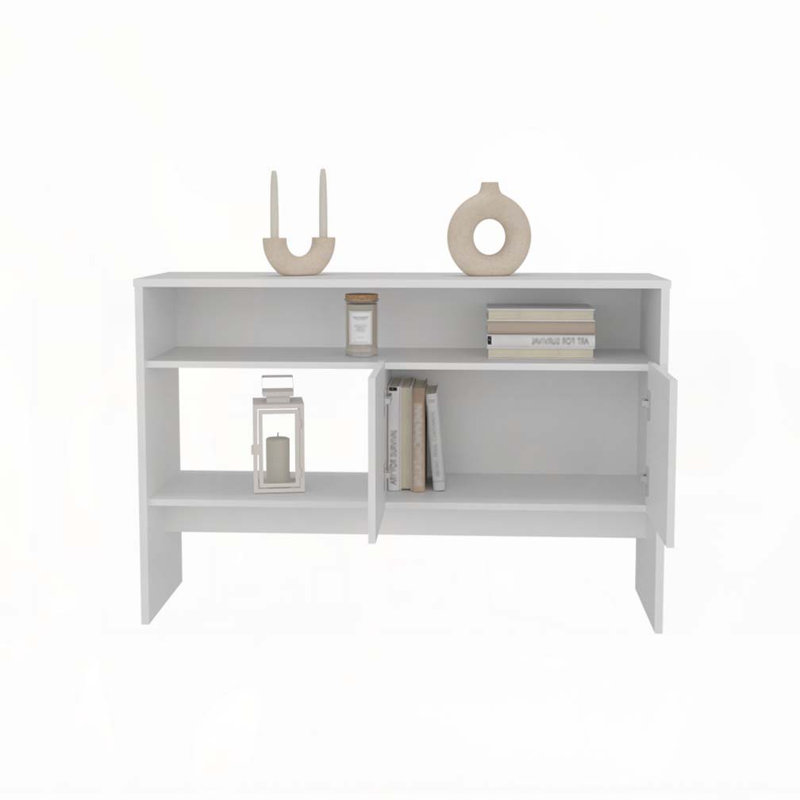 Console Midway, salon, blanc, Blanc