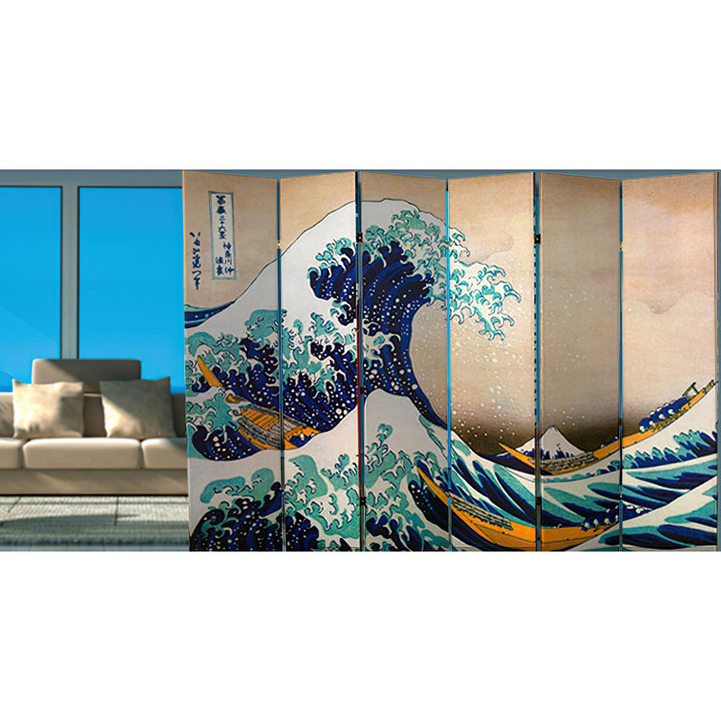 The Great Wave Off Kanagawa Folding Art Screen