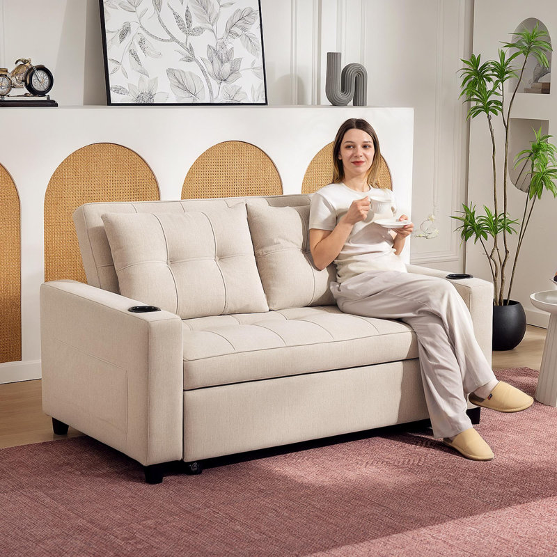 2 Seater Sofa, Beige