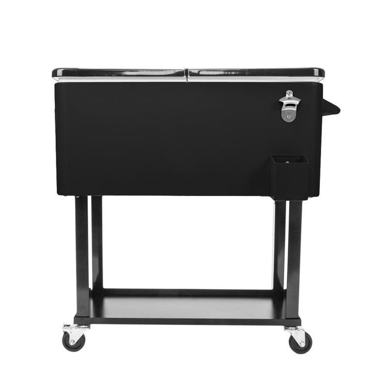 80 pte Armoire de rangement pour l'extérieur, Noir
