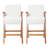 Counter Height Upholstered Bar Stool With Armrests And Solid Wood Legs-1326382103