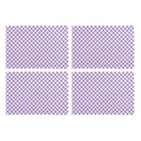 Flax Check Placemat, Set Of 4