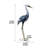 Jovanta Crane Metal Garden Statue