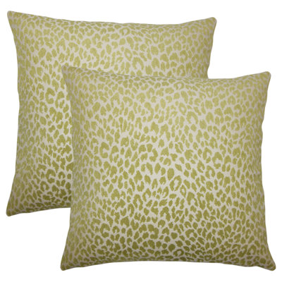 Willia Animal Print Feather Reversible Throw Pillow