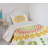 Flower Eclectic Geometric Shapes Coverlet