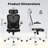 Ergonomic Mesh Office Chair With Multi-adjustable Headrest-1663191466